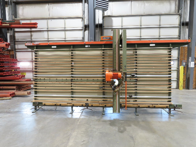 HolzHer 1265 Super Cut Vertical Panel Saw Manual Horizontal Cut 75"x14' 230V 3PH