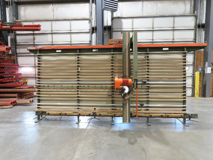 HolzHer 1265 Super Cut Vertical Panel Saw Manual Horizontal Cut 75"x14' 230V 3PH