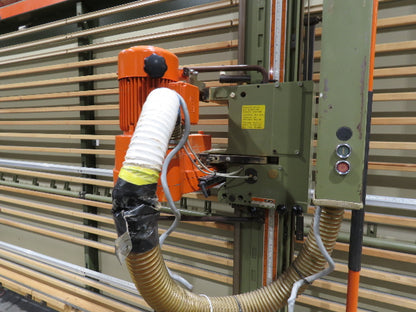 HolzHer 1265 Super Cut Vertical Panel Saw Manual Horizontal Cut 75"x14' 230V 3PH