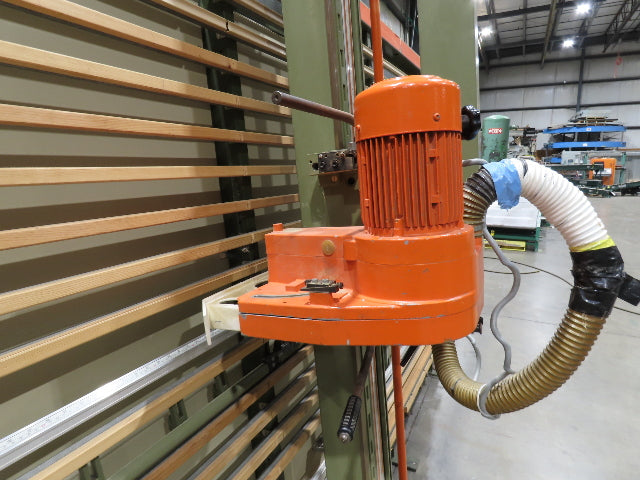 HolzHer 1265 Super Cut Vertical Panel Saw Manual Horizontal Cut 75"x14' 230V 3PH