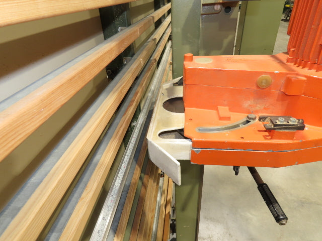 HolzHer 1265 Super Cut Vertical Panel Saw Manual Horizontal Cut 75"x14' 230V 3PH
