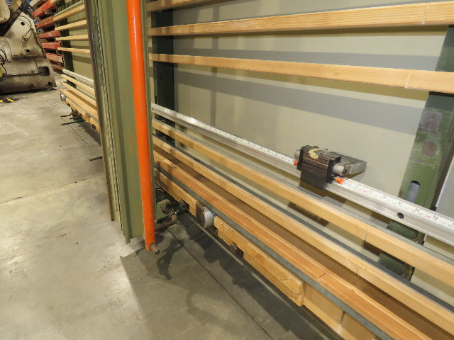 HolzHer 1265 Super Cut Vertical Panel Saw Manual Horizontal Cut 75"x14' 230V 3PH