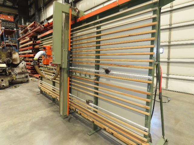 HolzHer 1265 Super Cut Vertical Panel Saw Manual Horizontal Cut 75"x14' 230V 3PH