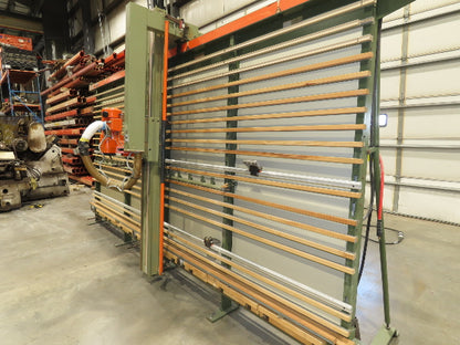 HolzHer 1265 Super Cut Vertical Panel Saw Manual Horizontal Cut 75"x14' 230V 3PH