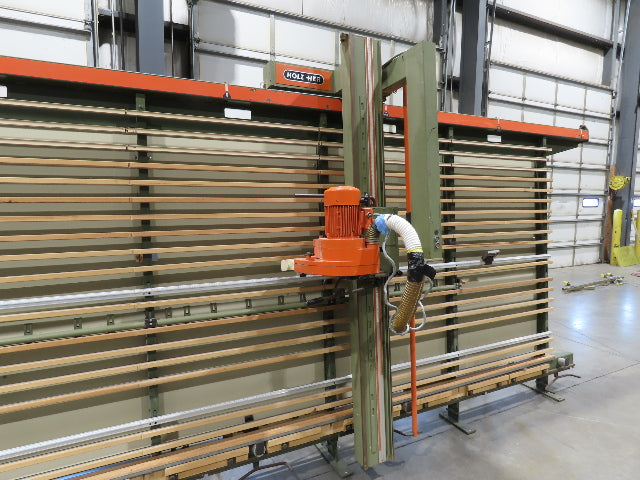 HolzHer 1265 Super Cut Vertical Panel Saw Manual Horizontal Cut 75"x14' 230V 3PH