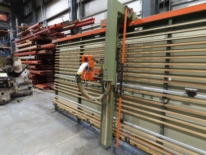 HolzHer 1265 Super Cut Vertical Panel Saw Manual Horizontal Cut 75"x14' 230V 3PH