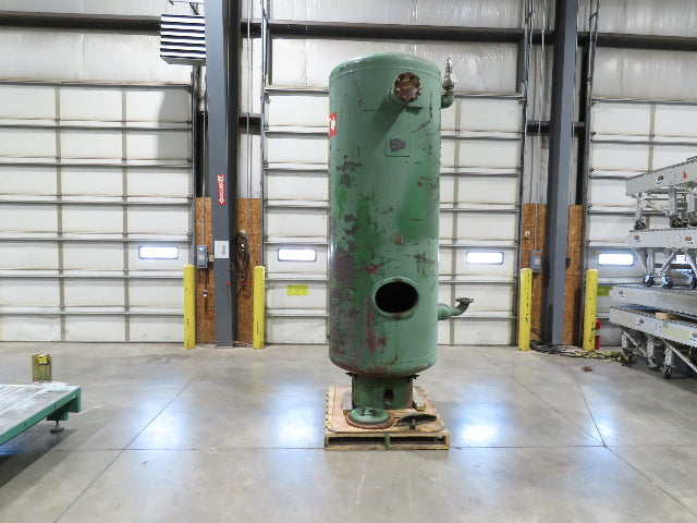 Vertical Compressed Air Receiver Tank 600 Gallon 125psi 42"x 11' OAH 1969