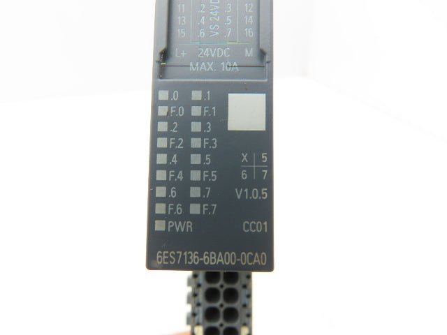 Siemens 6ES7 136-6BA00-0CA0 SIMATIC ET200SP F-DI 8x HF Digital Input w/ Base