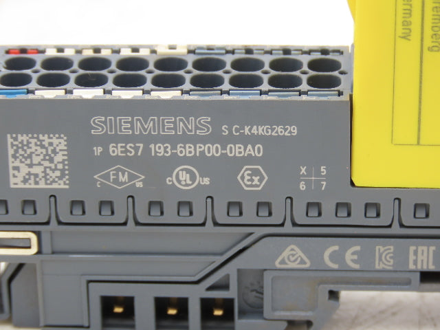 Siemens 6ES7 136-6BA00-0CA0 SIMATIC ET200SP F-DI 8x HF Digital Input w/ Base