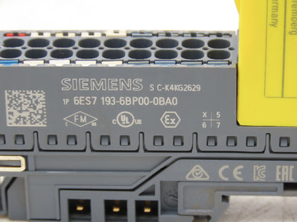 Siemens 6ES7 136-6BA00-0CA0 SIMATIC ET200SP F-DI 8x HF Digital Input w/ Base