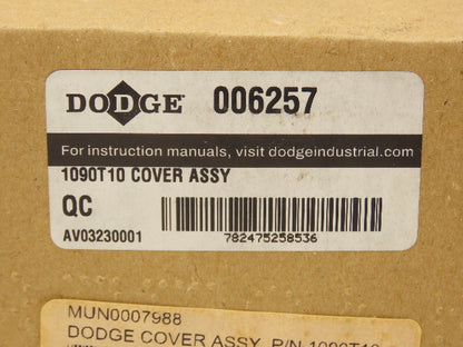 Dodge 1090T Grid-Falk Coupling Grid and 1090T10 Cover Assembly Set
