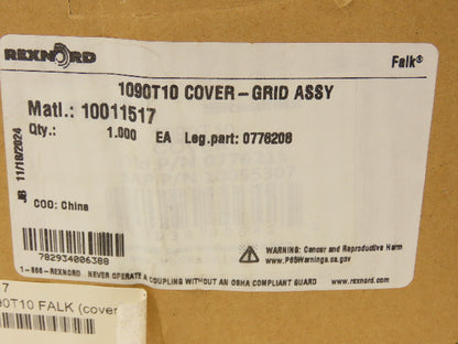 Rexnord 10011517 Grid-Falk Coupling Grid and 1090T10 Cover Assembly Kit