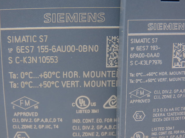 Siemens 6ES7 155-6AU00-0BN0 SIMATIC ET200SP PROFINET Interface Module IM 155-6PN