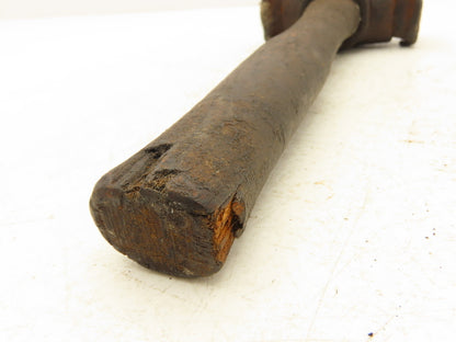 Chicago Rawhide 12" Vintage Split Face Leather Mallet 2.75 Pound Sutliff Tobacco