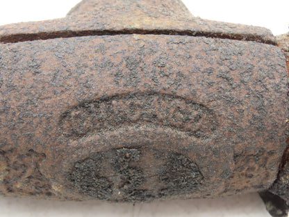 Chicago Rawhide 12" Vintage Split Face Leather Mallet 2.75 Pound Sutliff Tobacco