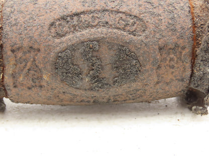 Chicago Rawhide 12" Vintage Split Face Leather Mallet 2.75 Pound Sutliff Tobacco