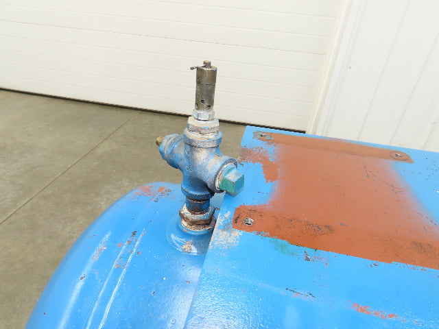 National Compressed Air Receiver Tank 80 Gallon 200PSI 450°F Horizontal Frame