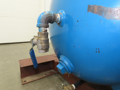 National Compressed Air Receiver Tank 80 Gallon 200PSI 450°F Horizontal Frame