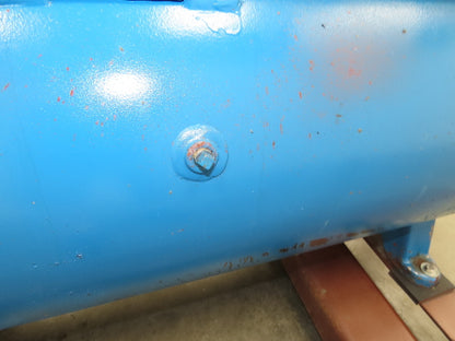 National Compressed Air Receiver Tank 80 Gallon 200PSI 450°F Horizontal Frame