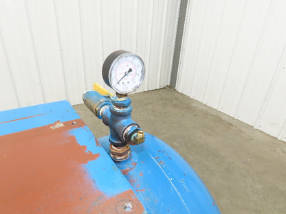 National Compressed Air Receiver Tank 80 Gallon 200PSI 450°F Horizontal Frame