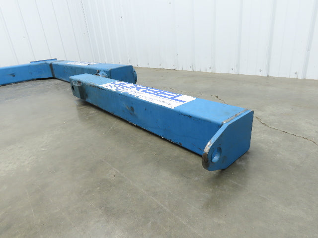 Gorbel 500 Lb Wall Mount Articulating Arm Jib Crane 9' Span 1/4 Ton