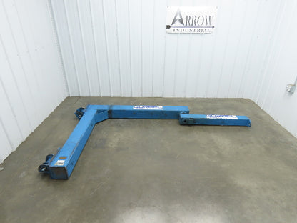 Gorbel 500 Lb Wall Mount Articulating Arm Jib Crane 9' Span 1/4 Ton