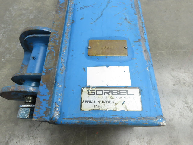 Gorbel 500 Lb Wall Mount Articulating Arm Jib Crane 9' Span 1/4 Ton