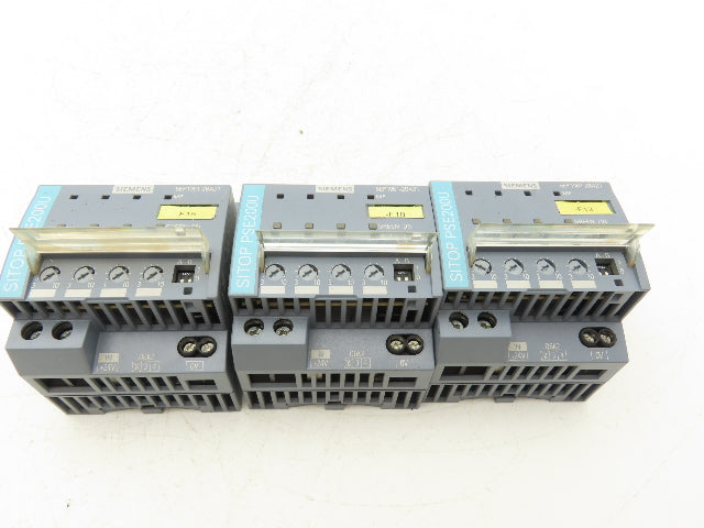 Siemens 6EP1961-2BA21 SITOP PSE200U 10A Selectivity Module 4 Channel In Lot of 3