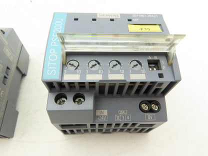 Siemens 6EP1961-2BA21 SITOP PSE200U 10A Selectivity Module 4 Channel In Lot of 3