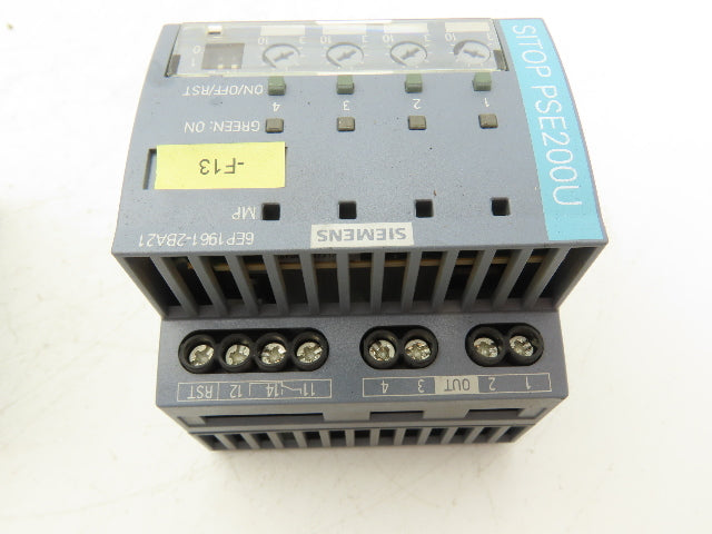 Siemens 6EP1961-2BA21 SITOP PSE200U 10A Selectivity Module 4 Channel In Lot of 3