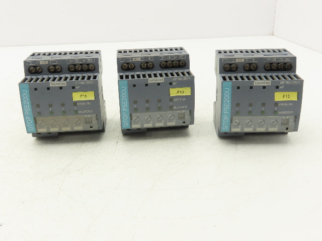 Siemens 6EP1961-2BA21 SITOP PSE200U 10A Selectivity Module 4 Channel In Lot of 3