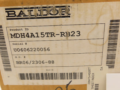 Baldor MDH4A15TR-RB23 MintDrive II AC Servo Drive 230-460VAC 15A 3Ph