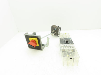 Siemens HFK3R150 Circuit Breaker Type HFGB 150A NEMA with operator