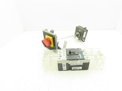Siemens HFK3R150 Circuit Breaker Type HFGB 150A NEMA with operator