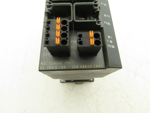 Siemens 6GK5208-0BA10-2AA3 SCALANCE X208 Managed IE Switch 8x 10/100 Mbps RJ45