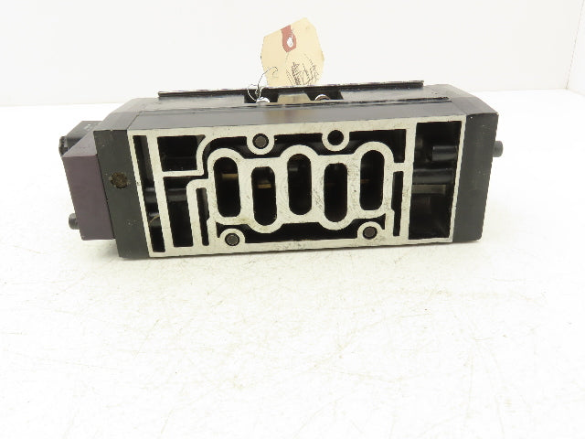 Parker H41WXBBL49A Pneumatic Solenoid Valve 5 Pos 2 Way 145psi Size 4 24VDC