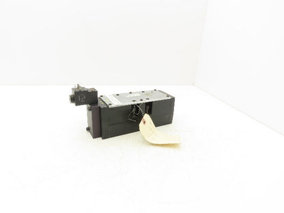 Parker H41WXBBL49A Pneumatic Solenoid Valve 5 Pos 2 Way 145psi Size 4 24VDC
