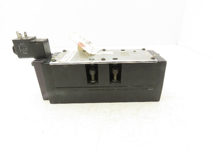 Parker H41WXBBL49A Pneumatic Solenoid Valve 5 Pos 2 Way 145psi Size 4 24VDC