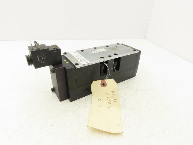 Parker H41WXBBL49A Pneumatic Solenoid Valve 5 Pos 2 Way 145psi Size 4 24VDC