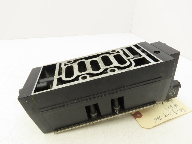 Parker H41WXBBL49A Pneumatic Solenoid Valve 5 Pos 2 Way 145psi Size 4 24VDC