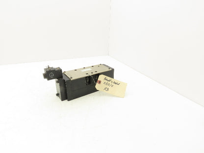 Parker H41WXBBL49A Pneumatic Solenoid Valve 5 Pos 2 Way 145psi Size 4 24VDC