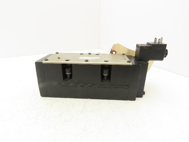 Parker H41WXBBL49A Pneumatic Solenoid Valve 5 Pos 2 Way 145psi Size 4 24VDC