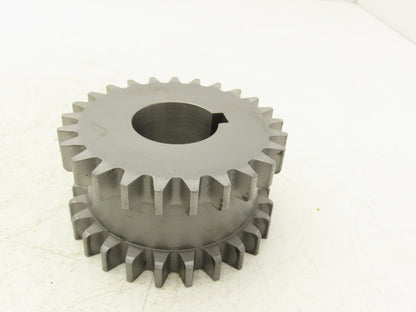 Ramsey 402143-1 25T Roller Chain Sprocket 2-Strand 25-Tooth 1.5" Keyed Bore