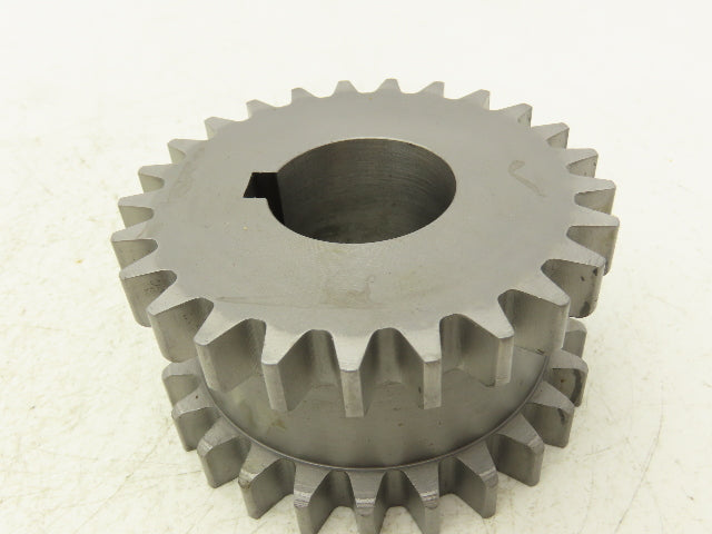 Ramsey 402143-1 25T Roller Chain Sprocket 2-Strand 25-Tooth 1.5" Keyed Bore