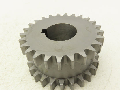 Ramsey 402143-1 25T Roller Chain Sprocket 2-Strand 25-Tooth 1.5" Keyed Bore