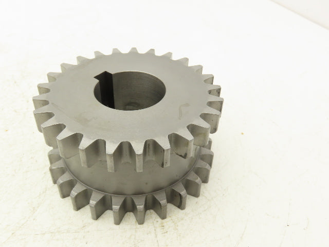 Ramsey 402143-1 25T Roller Chain Sprocket 2-Strand 25-Tooth 1.5" Keyed Bore
