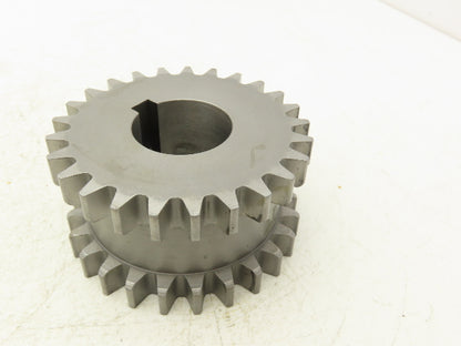 Ramsey 402143-1 25T Roller Chain Sprocket 2-Strand 25-Tooth 1.5" Keyed Bore