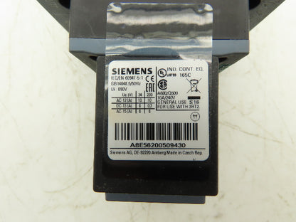 Siemens 3RT2024-1DB44-3MA0 Motor Starter Contactor 10Hp 575V 3Ph Screw Terminal