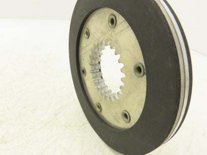 Bremskerl 41570019 Hoist Friction Brake Disk Rubber Resin 4-3/4" OD 21 Tooth