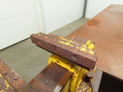 1/2" Top Steel Fabrication Welding Layout Table Work Bench 96"x48" W/ 6" Vise